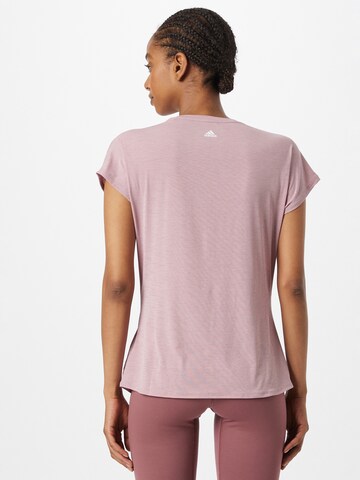 purpurinė ADIDAS PERFORMANCE Sportiniai marškinėliai '3-Streifen'