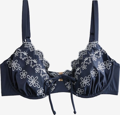 Next Bikinitoppi koossa 80/H värissä laivastonsininen / valkoinen, Tuotenäkymä
