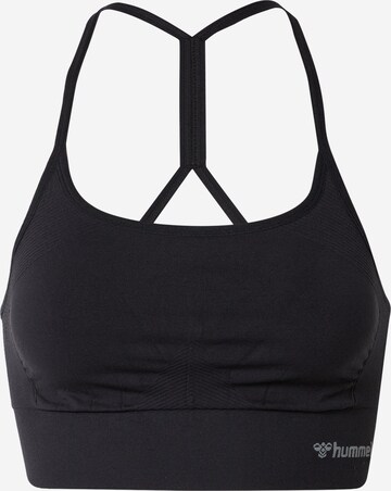 Hummel Bustier Sport bh 'Tiffy' in Zwart: voorkant