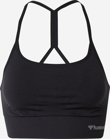 Bustier Soutien-gorge de sport 'Tiffy' Hummel en noir : devant