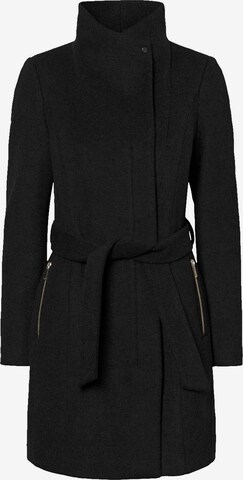 Vero Moda Curve Between-Seasons Coat in Black: front