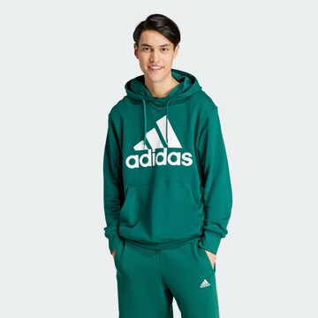 ADIDAS SPORTSWEAR - Sweatshirt de desporto 'Essentials' em verde: frente