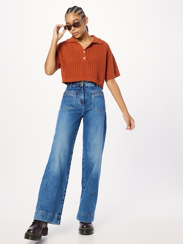 Wide Leg Jean 'JOHNNY' sessun en bleu
