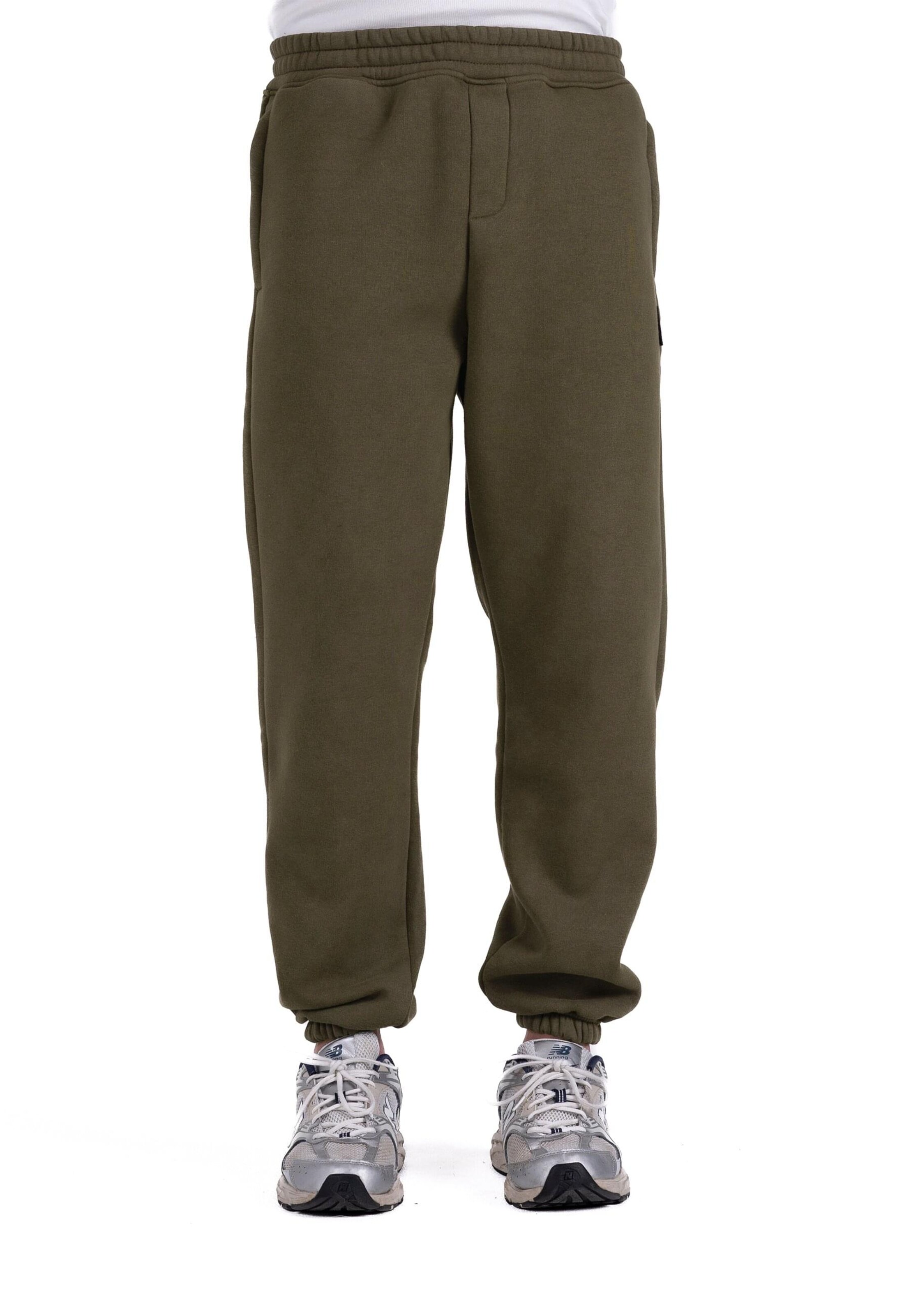 Prohibited Loose fit Trousers in Brown: front
