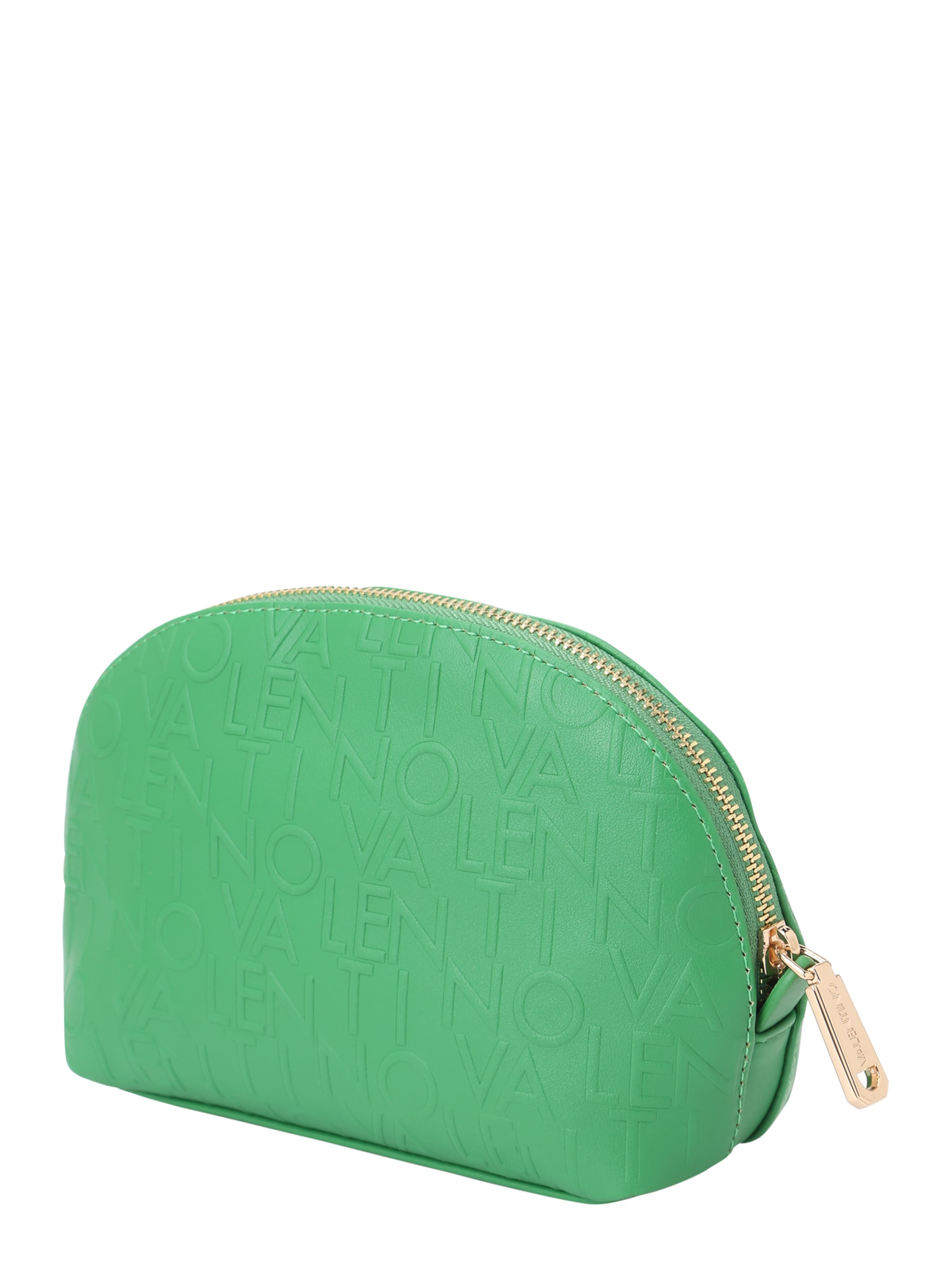 Beauty case 'BEAUTIES' di Valentino Bags in verde: lato