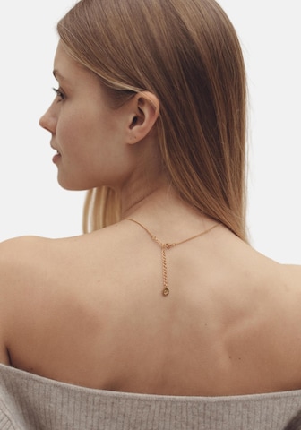 GOOD.designs Necklace 'Buchstabenkette C' in Gold