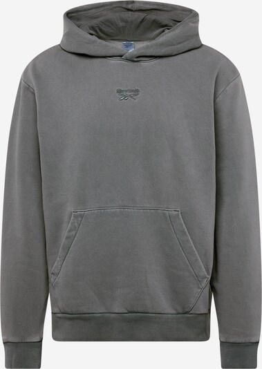 Reebok Sweatshirt de desporto em cinzento escuro, Vista do produto