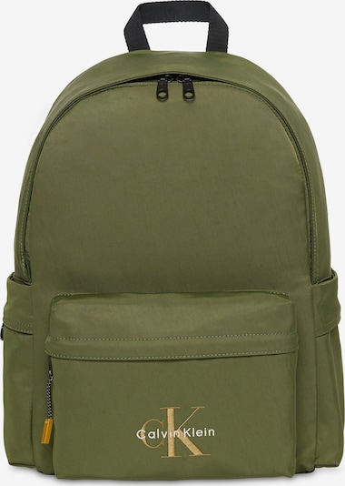 Calvin Klein Reppu 'BOLD' värissä beige / khaki / valkoinen, Tuotenäkymä