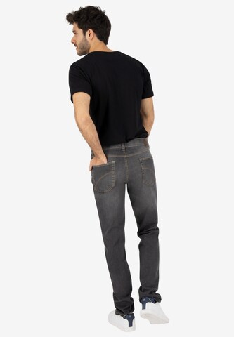 CLUB OF COMFORT Slimfit Jeans 'Henry 6516' in Grau
