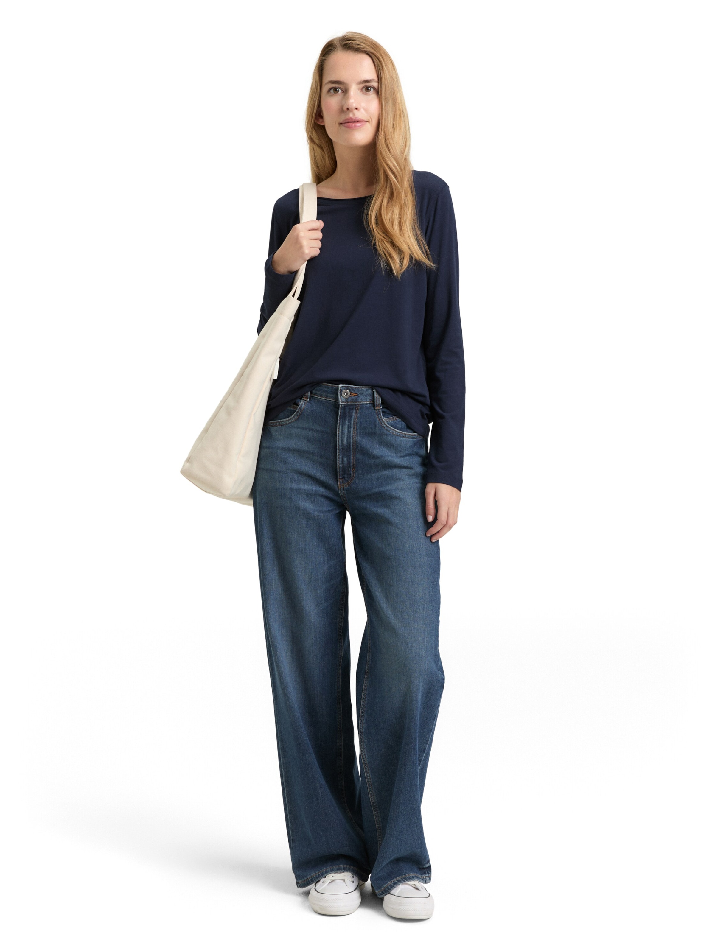 TOM TAILOR Tričko - Modrá