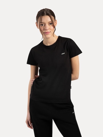 Smilodox T-Shirt ' Laurena ' in Schwarz: Vorderseite