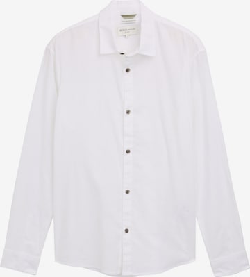 balta TOM TAILOR DENIM Marškiniai: priekis