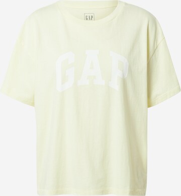 T-shirt GAP en jaune : devant