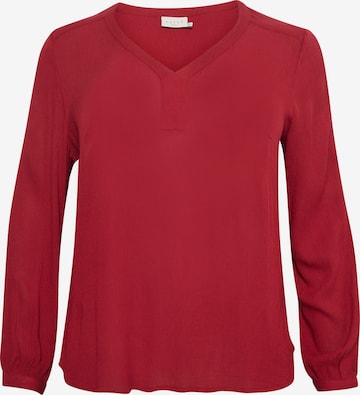 KAFFE CURVE Bluzka 'Ami' w kolorze czerwony: przód