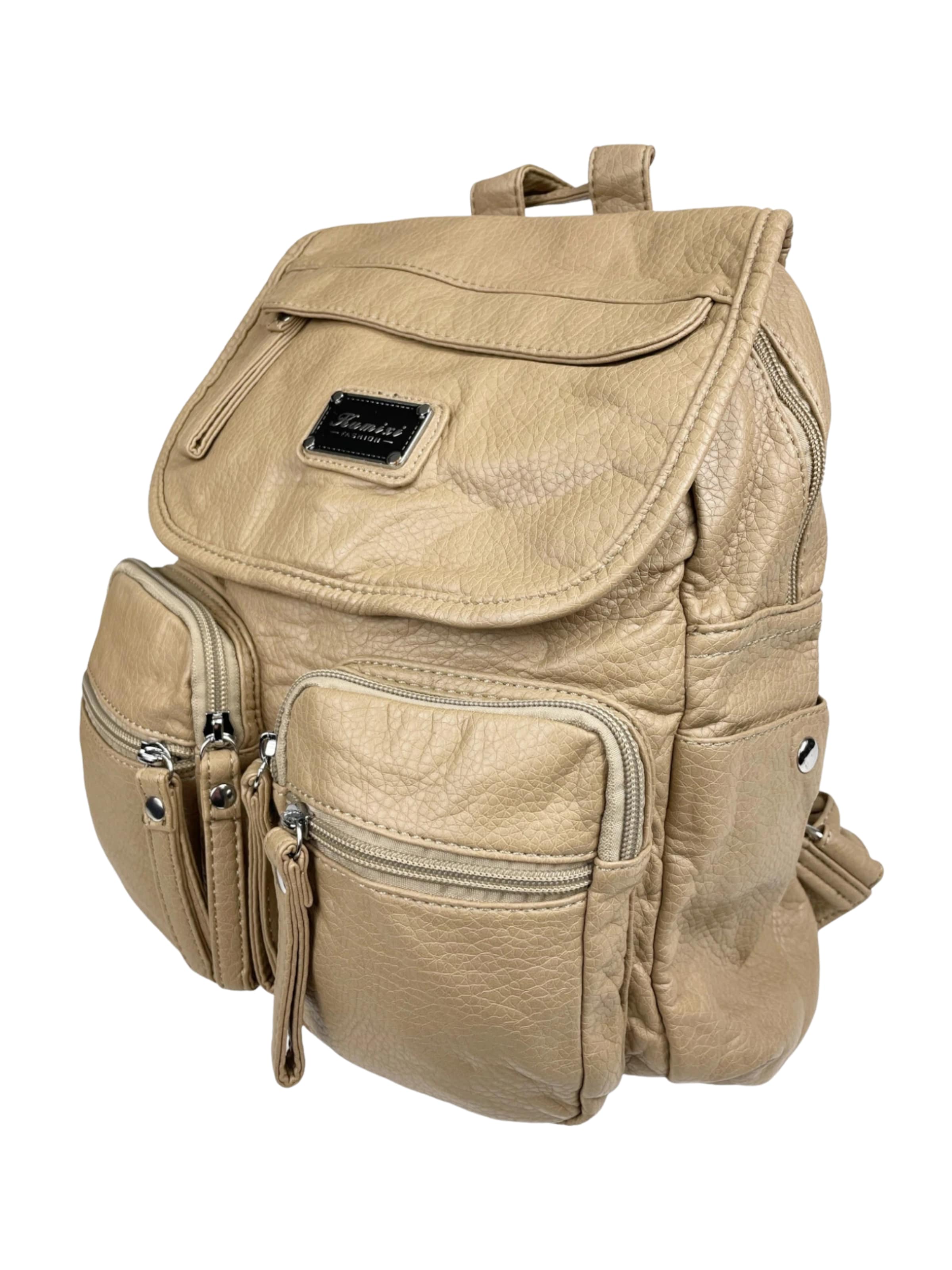 Kumixi Backpack in Orange: front