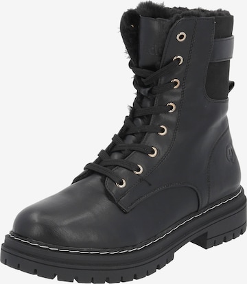 Palado Schnürstiefelette 'Patmo' in Schwarz: Vorderseite