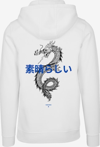 F4NT4STIC Sweatshirt 'Drache Japan' in Wit