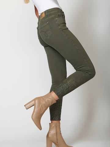 KOROSHI Regular Jeans in Green