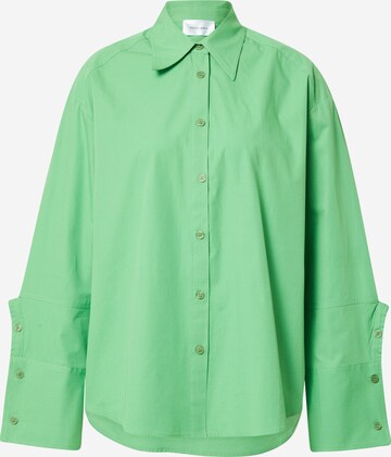 Hosbjerg - Blusa 'Ipana' en verde: frente