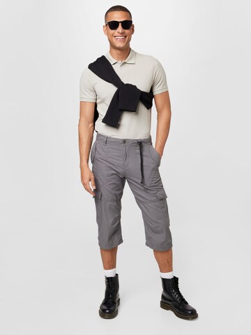 TOM TAILOR Regular Cargo Pants 'Max' in Grey