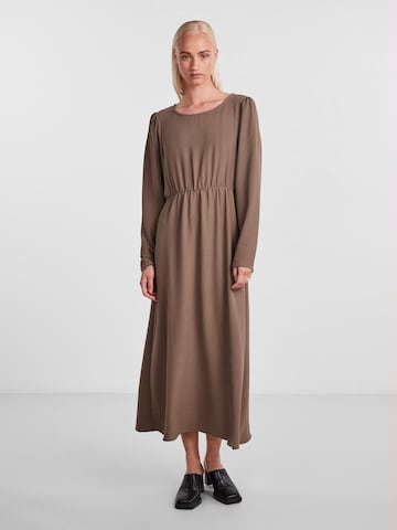 PIECES Dress 'FLORE' in Brown