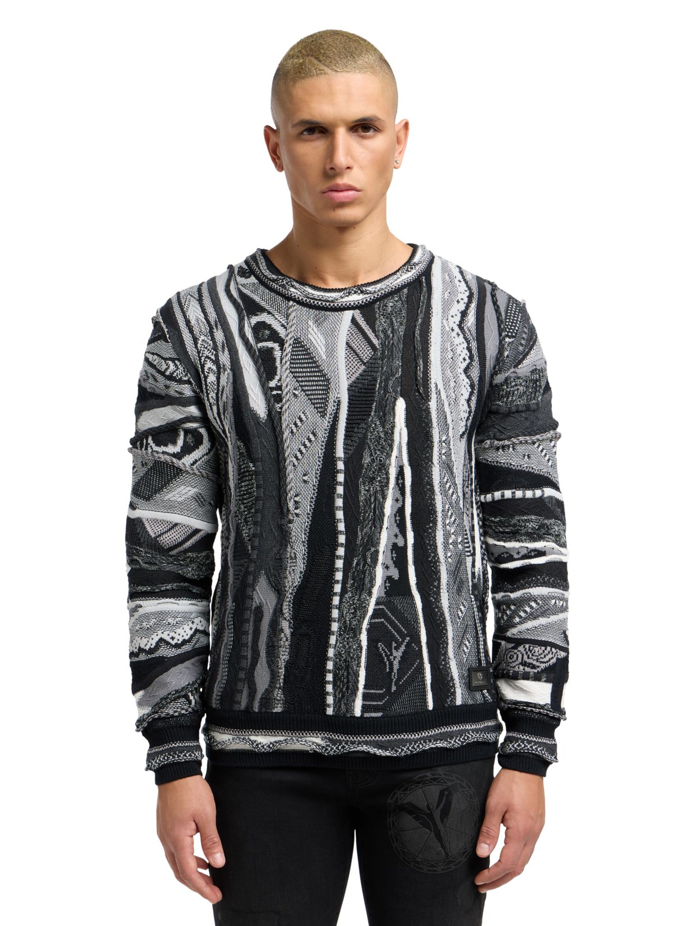 Carlo Colucci Trui 'Dondi' in Grijs: voorkant