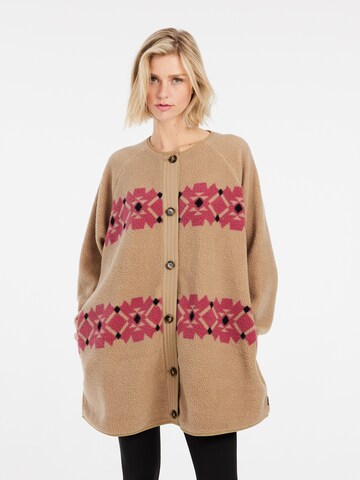 PROTEST Winterjacke 'PRTJIN'‌‌‌‌ in Braun: Vorderseite