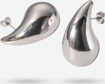 Pure Schmuck Earrings 'Drop Luxury' in Silver: front