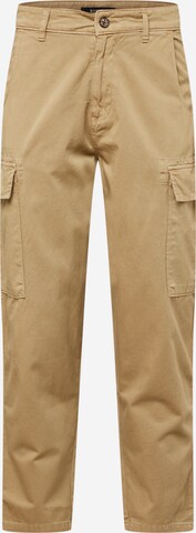 Pantalon cargo BURTON MENSWEAR LONDON en beige : devant