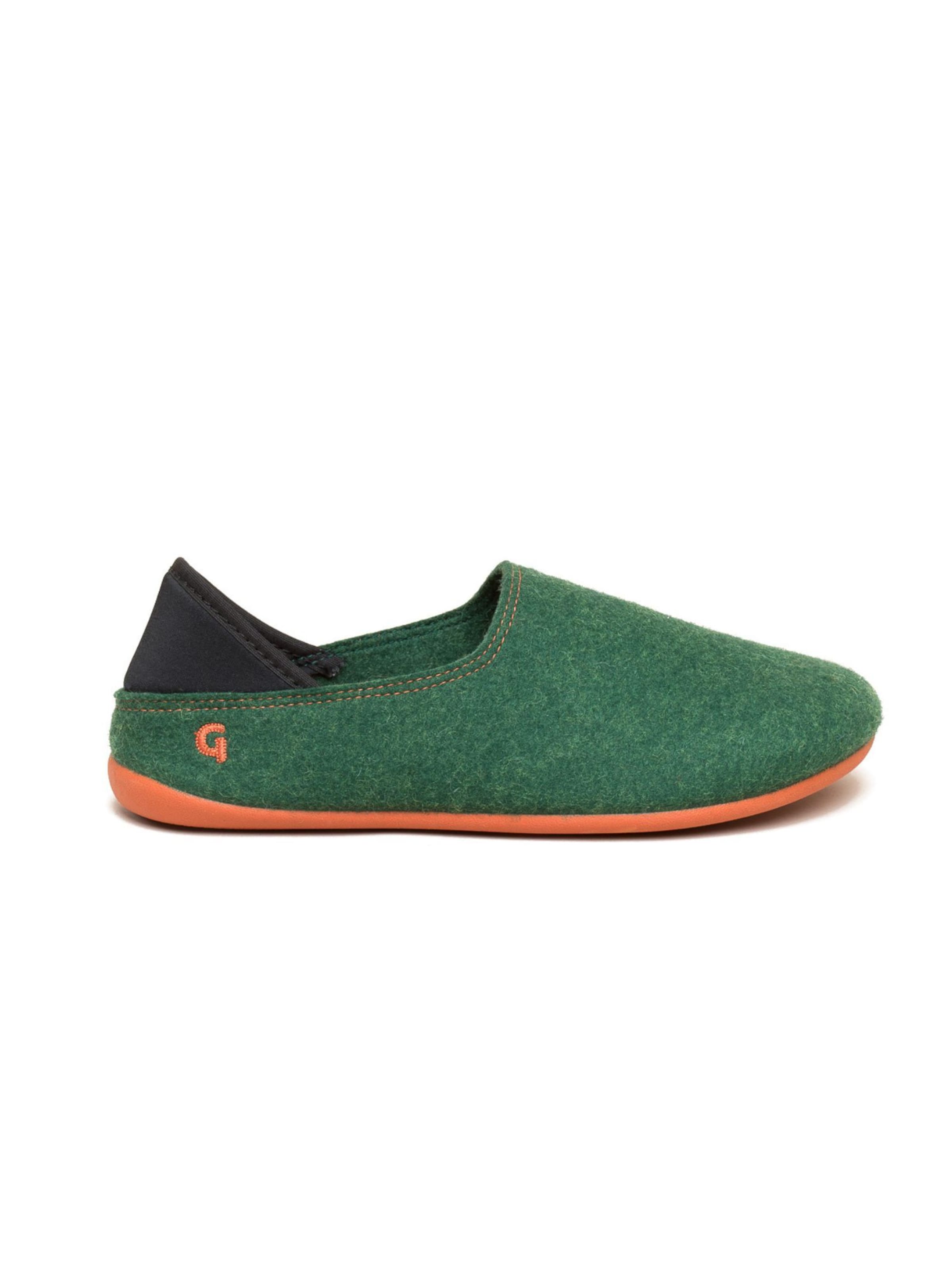 Gottstein Hausschuh 'Filzpantoffel Wool Slip-On'‌‌‌‌ in Grün