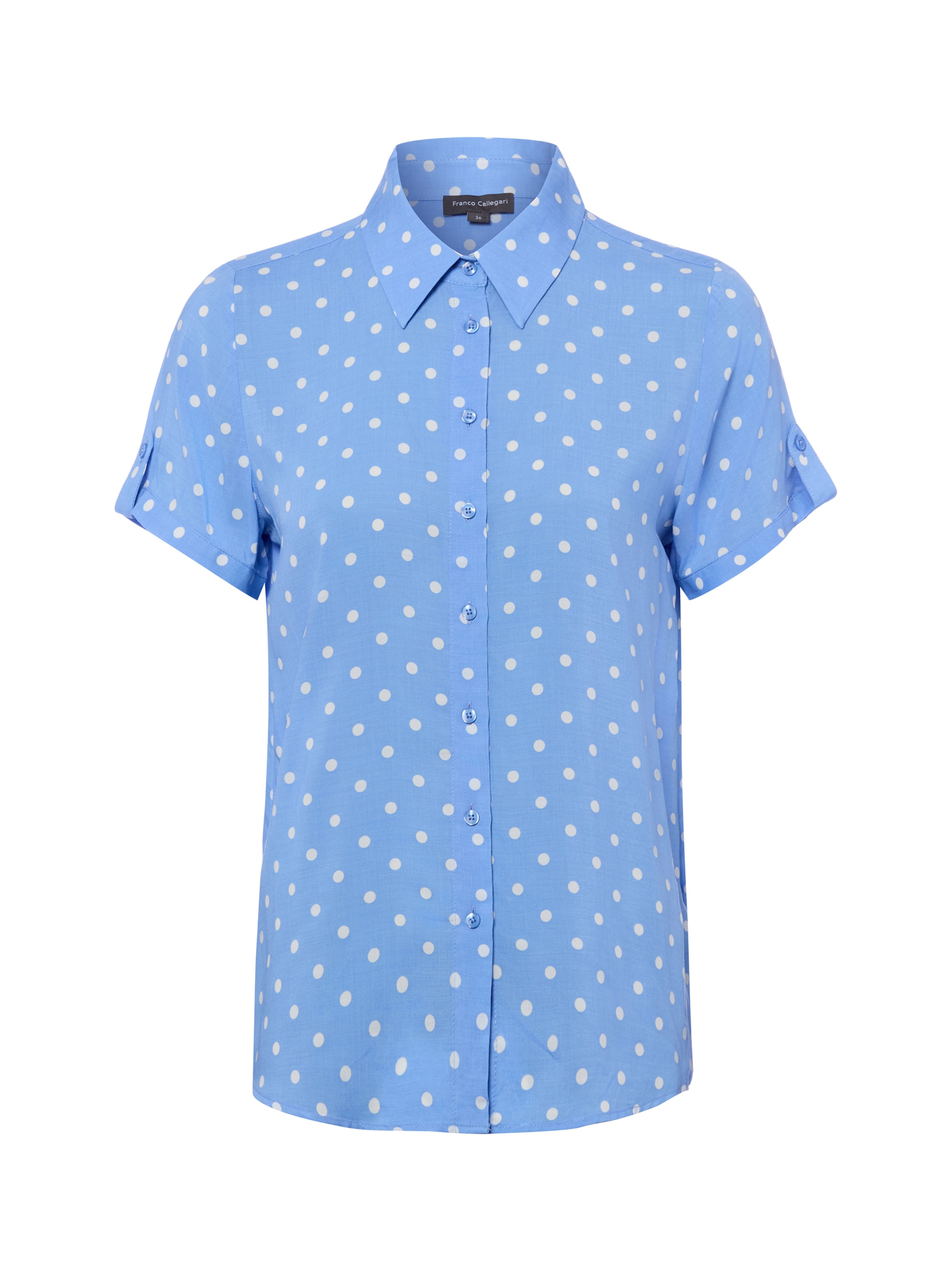 Franco Callegari Blouse ' Debby ' in Blue: front
