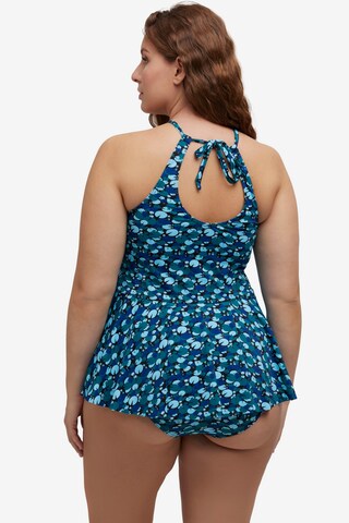 Ulla Popken Tankini in Blauw