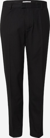 DAN FOX APPAREL - regular Pantalón de pinzas 'Essential' en negro: frente