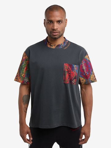 Carlo Colucci Shirt ' De Metri ' in Grijs: voorkant
