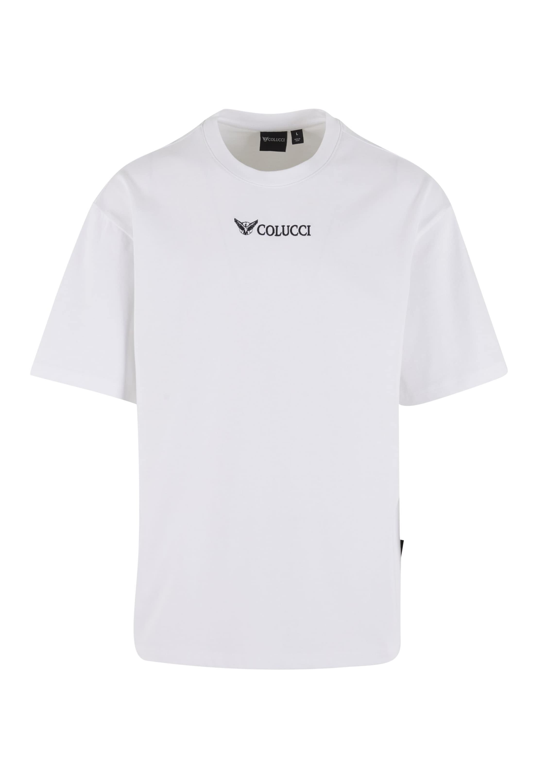 Colucci Shirt 'Ikarus' in Wit: voorkant