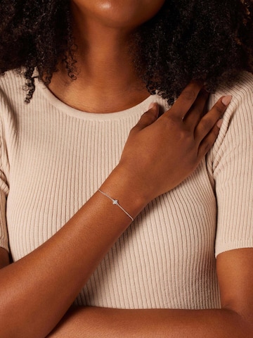 Lucardi Armband 'Essentials' in Silber: Vorderseite