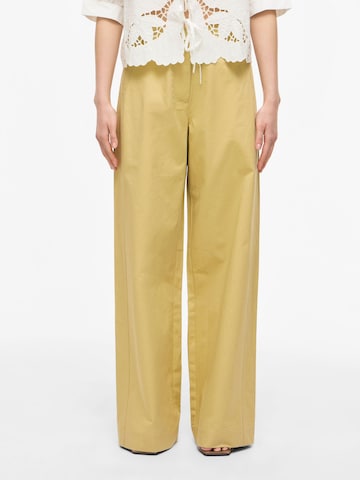 Wide leg Pantaloni di ROUGE EDIT in giallo: frontale