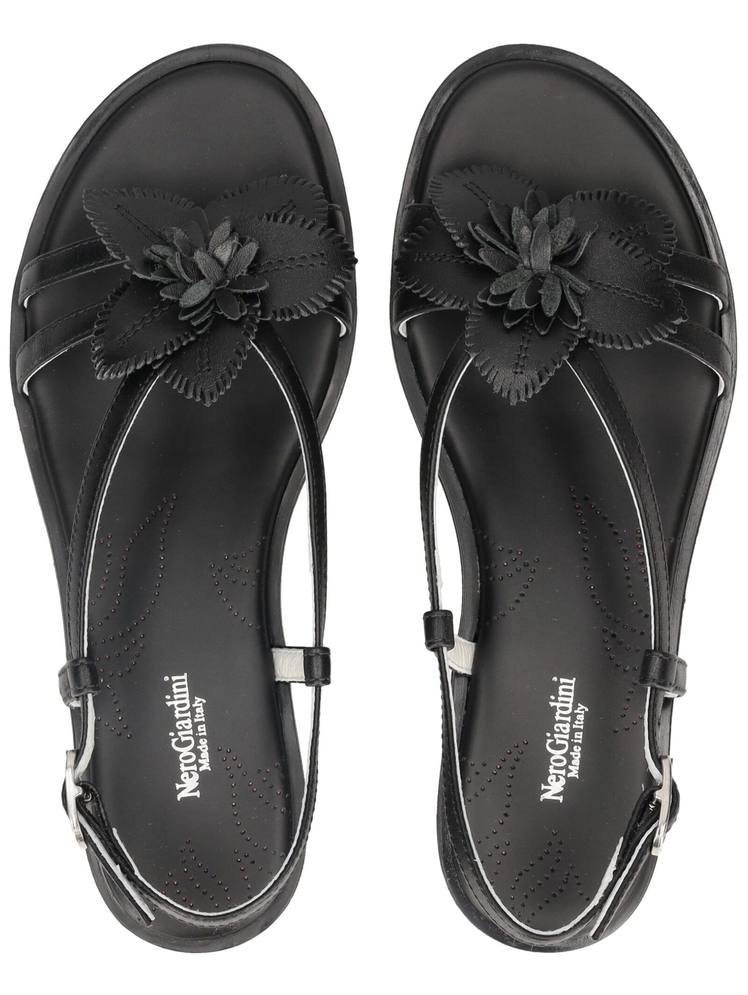 Sandales à lanières Nero Giardini en noir