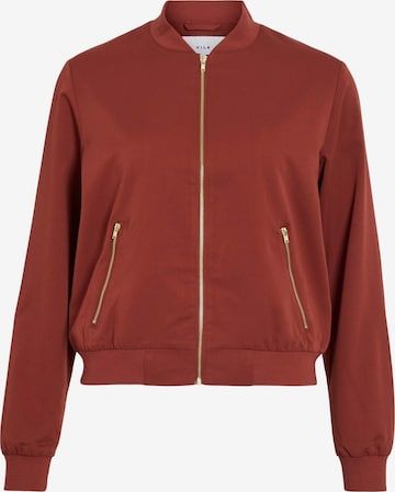 Veste mi-saison VILA en marron : devant