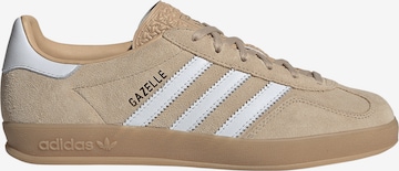 smėlio ADIDAS ORIGINALS Sportbačiai be auliuko 'Gazelle': priekis