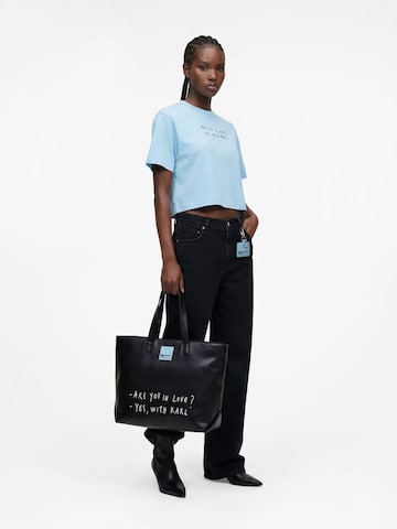Tricou 'KLJ X Pietro Terzini' de la KARL LAGERFELD JEANS pe albastru