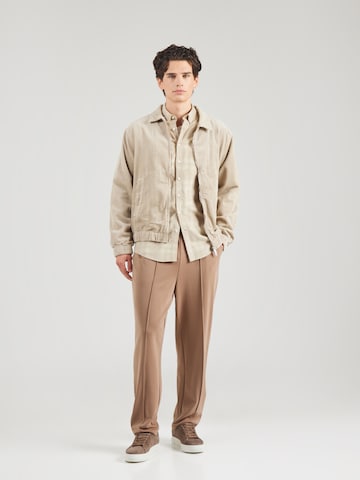 Lindbergh Regular fit Overhemd in Beige