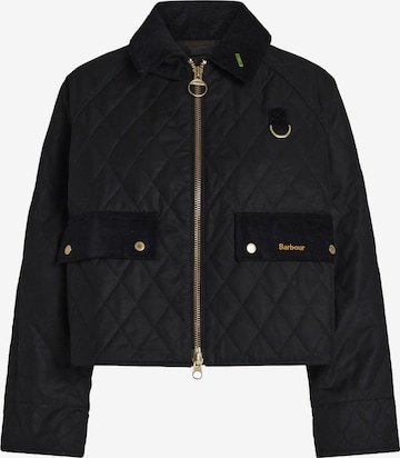 Barbour Välikausitakki 'Icons' värissä musta: etupuoli