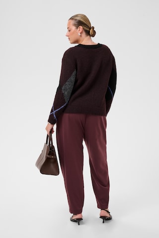 KAFFE CURVE Pullover 'KCKit' in Grau