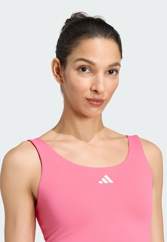 ADIDAS PERFORMANCE Бюстие Спортен топ 'Studio All Me' в розово