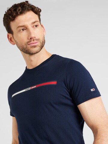 Tommy Jeans Μπλουζάκι 'Essential' σε μπλε