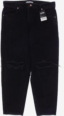 Bershka Jeans in 32-33 in Black: front