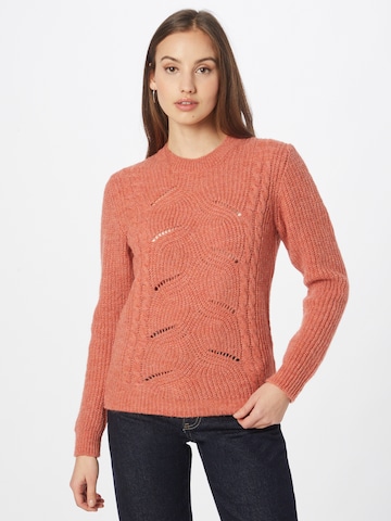 MORE & MORE Sweater in Orange: front