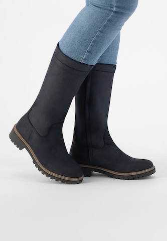 Travelin Boots 'Varde Wax' in Blue: front