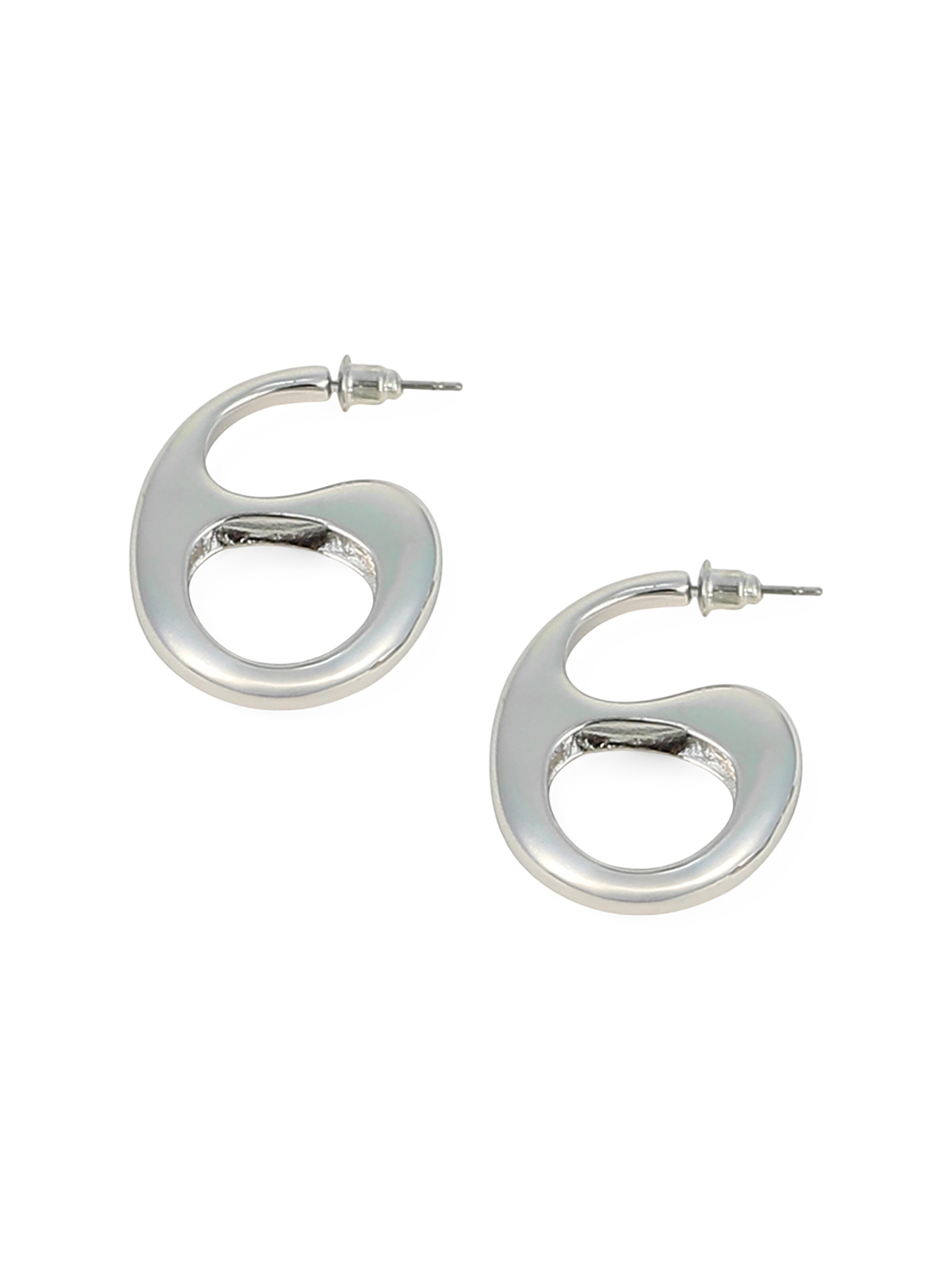 SOHI Boucles d'oreilles 'Leela' en argent, Vue avec produit